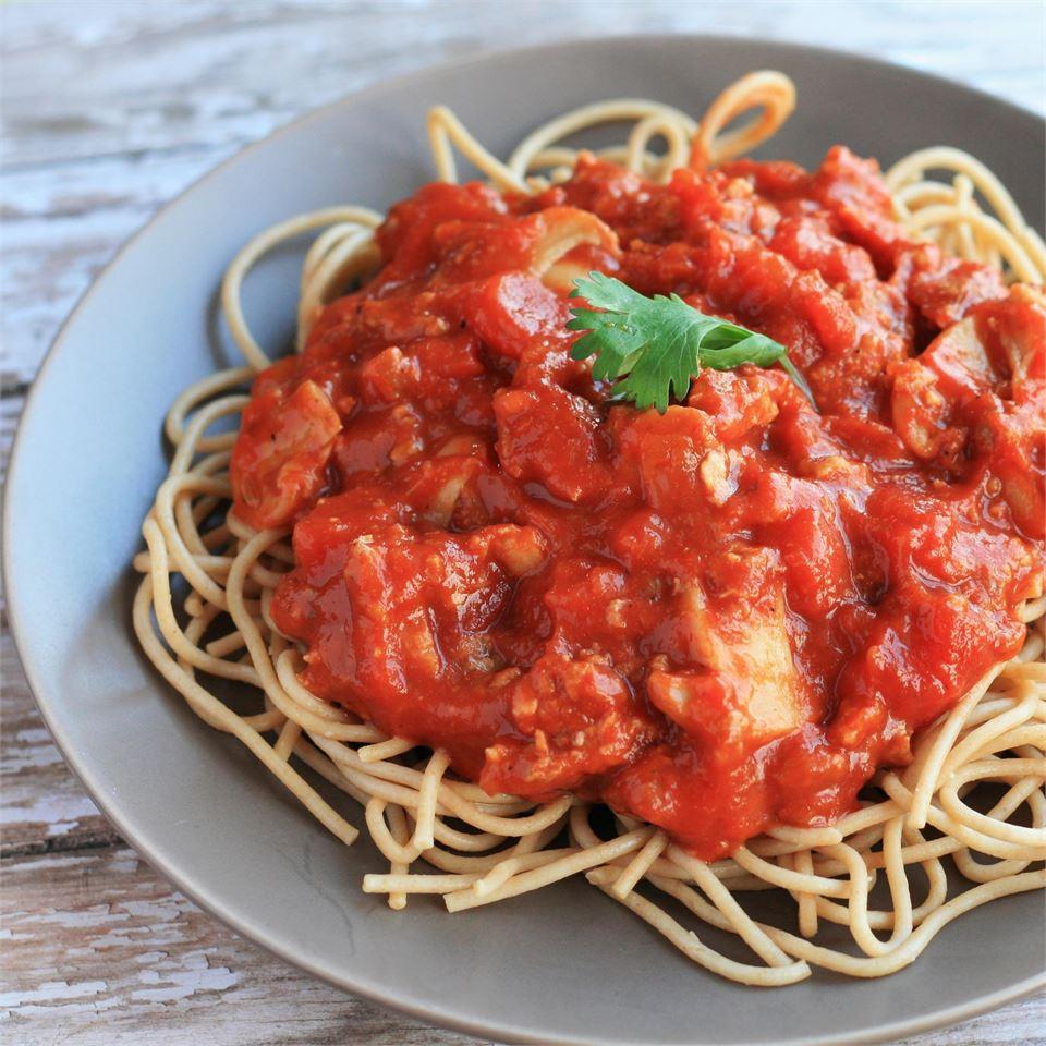 Spaghetti with Tomato Sauce